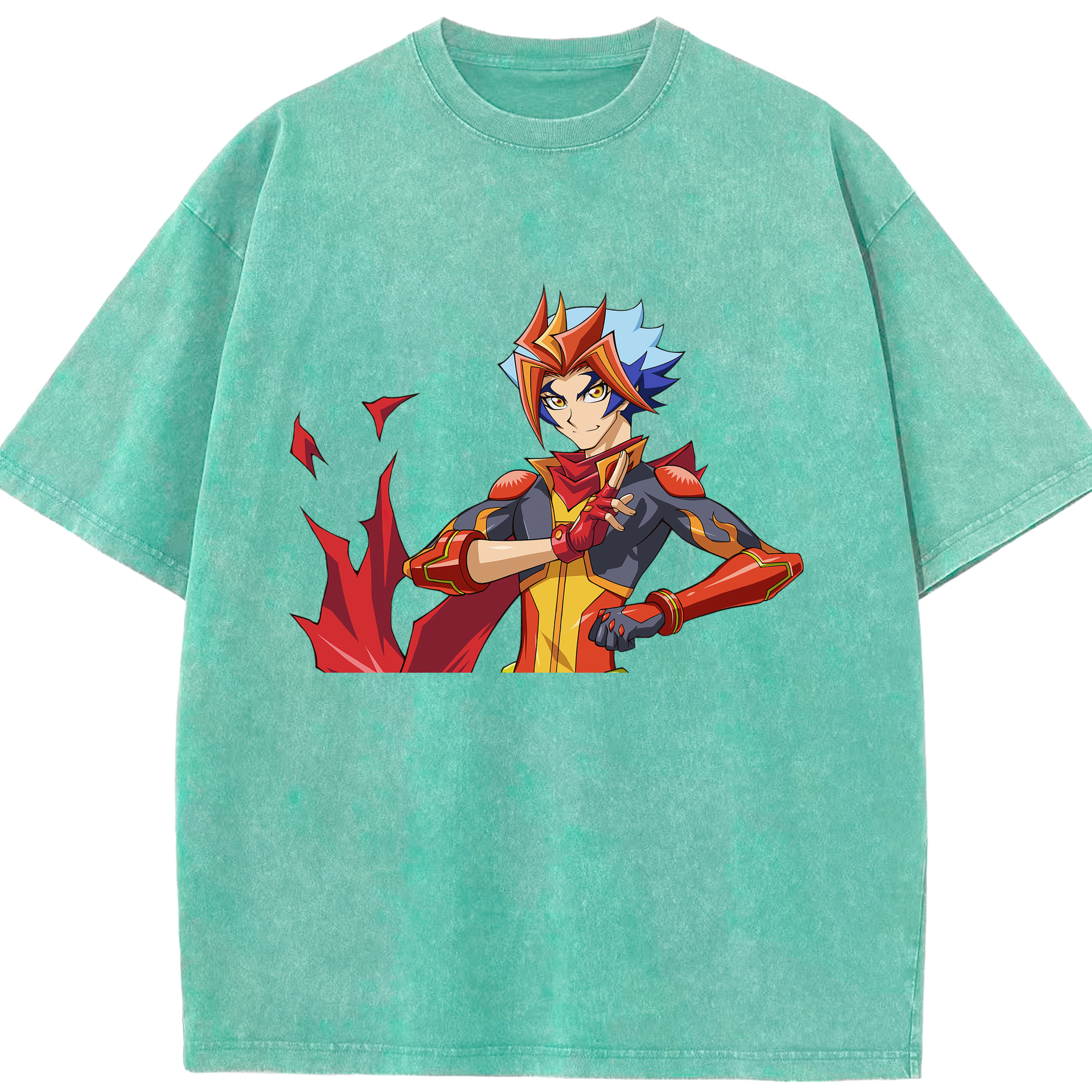 （画像用） 遊☆戯☆王 Yu-Gi-Oh! 綿100% ヴィンテージ風 半袖Tシャツ（フロントプリント）